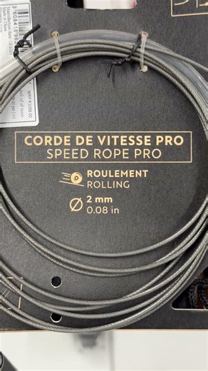 Corength - Cross training Speed skipping rope pro - Black