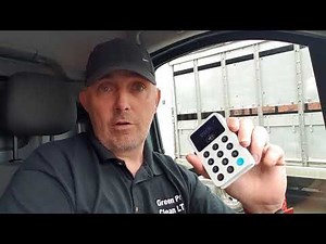 Window Cleaning Collecting Payments with card reader