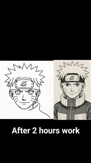 Speed Drawing Naruto Uzumaki | Anime Art 🌀 #NarutoDrawing #animeshorts