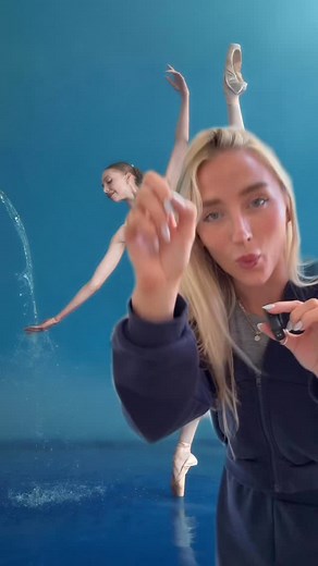 THIS is how we made water effects in our ballet photoshoot *we had to use buckets of water* 😂 I had this vision that I wanted the water to drip off the ballerinas to match the theme of Icy Ballerina 🩰 and it worked *ahhh* Icy Ballerina launched yesterday and it’s SUPER limited edition so get yours now on claudiadeanworld.com 🩵 #balletcore #ballet #ballerina #hack #dancerhack #balletaesthetic #ootd #balletgirl | Claudia Dean Collections