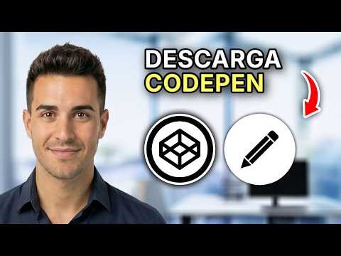 Cómo Descargar Proyectos de CodePen - Paso a Paso 2026