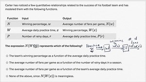 Modeling with composite functions