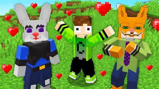 我的世界：收养疯狂动物城中的动物！