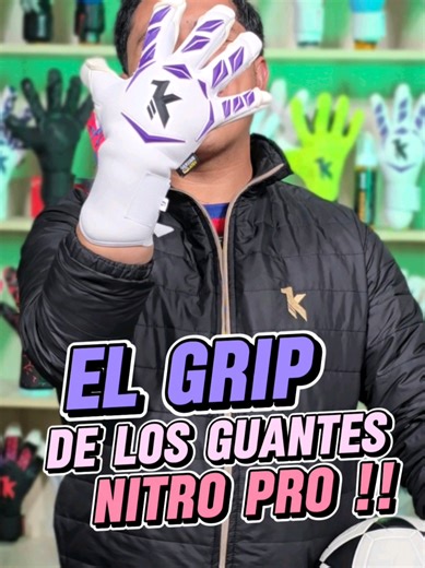 El grip de los Nitro pro🟣, un grip 100% asegurado ‼️ #portiere #guantiportiere #gkgloves #goalkeepergloves #guantesdeportero
