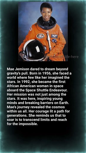 Mae Jemison — Breaking Barriers Beyond Earth
