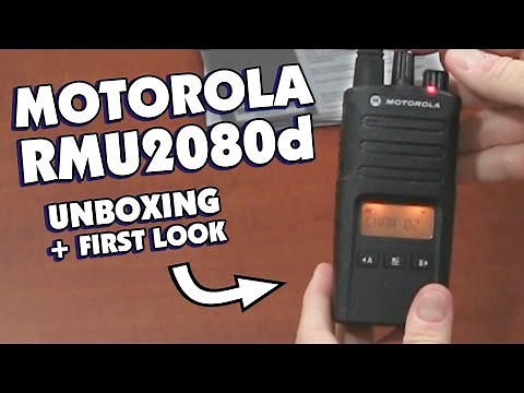 Motorola RMU2080d Unboxing and First Look