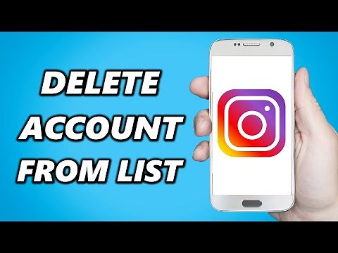 How to Delete Instagram Account from Account List (Simple)