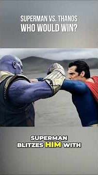 Superman vs Thanos: Who REALLY Wins? Epic Fight!