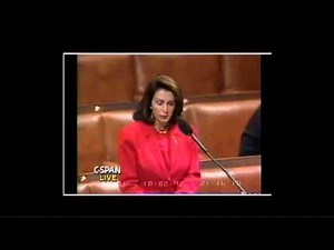 Nancy Pelosi Signing onto Agenda 21