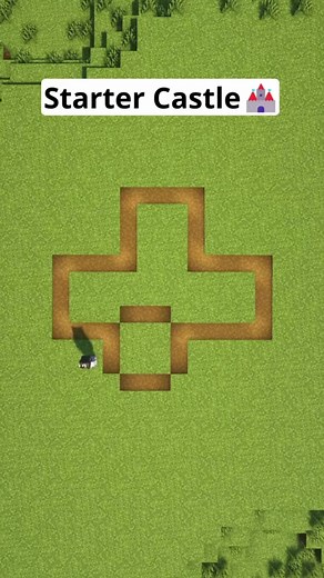 1.1K views · 22 reactions | Minecraft starter castle! #minecrafttutorial #minecrsftbuilding #minecraftcastle #minecraftbuilds #minecraft | Minecraft Viral | Facebook