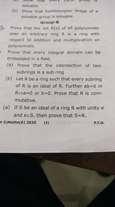 solvable.(b) Show that homomorphic image of a solvable group i... | Filo