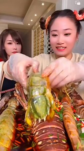 107K views · 1K reactions | Cute girl eating fresh prawn 戀 戀 Look so yummy   . . #cooking #seafood #mukbang #shrimp #crab #crablegs #octopus #oysters #seafoodboil #delicious #foodchallenge #lobster #fish #lemon #foodchallengeindia #FoodieHeaven | Erjie Seafood | Facebook