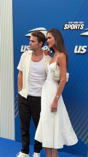 7.4K views · 20 reactions | Paul Wesley and fiancé Natalie Kuckenburg arrive at US Open.  | New York Post Sports | Facebook