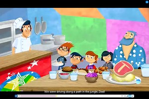 PU4 U4 Story (past continuous) 过去进行时语法故事 （含英文字幕）