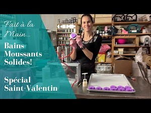 Bains Moussants Solides Coeurs de Mousse!