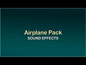 Airplane Pack - Urban Sound Effect | Plane, Urban, Airport