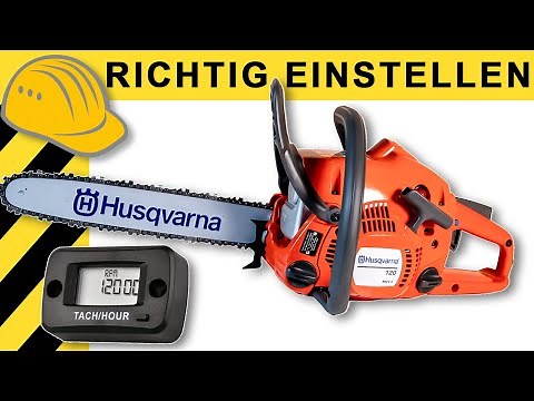 KETTENSÄGE EINSTELLEN - VERGASER mit DREHZAHLMESSER SELBST JUSTIEREN | WERKZEUG NEWS 200