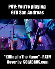 14K views · 484 reactions | Throwback to when we played one of our favorite Rage Against The Machine songs 5 years ago at KPub in BGC. Yes, a Korean BBQ grill (Samgyupsal) with a band! #solabros #ratm #cover #killinginthename #90s | SOLABROS.com | Facebook