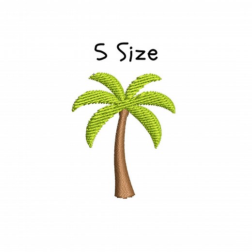 Palm Tree Embroidery Design: 5 Sizes, (instant Download) - Etsy