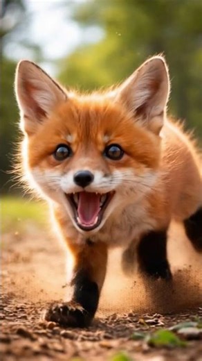 Why Is This Baby Fox So Dramatic? 😂 #shorts #viralvideo #fox