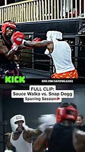 FULL CLIP Sauce Walka vs Snap Dogg Sparring Session🥊#saucewalka #snapdogg #rayj #boxing #goyayo