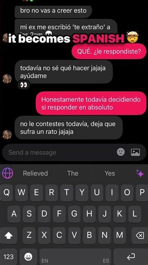 The keyboard that translates as you type — any app, any language 🔥 #tinderdating