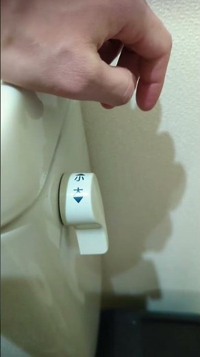 トイレの節水方法 レバーを途中で止めて、流れる水の量を減らす
