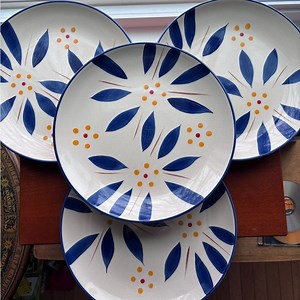 Temp-Tations by Tara Old World Blue Plates Set 10”
