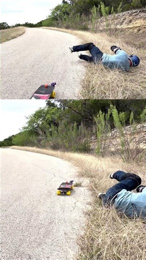 Trail fail toe side went #downhillskateboarding #fails #fail #viralshort #mobilitytraining #trail