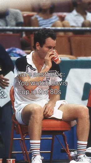 Davis Cup in the 80s hit different 🎞️ How many players do you recognise? 👀 #DavisCup | Davis Cup