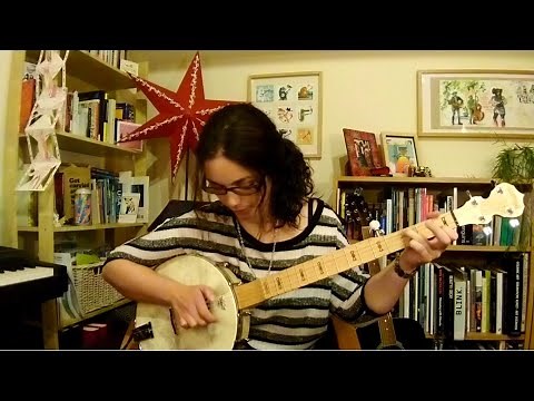F-shape chord / 'Little Maggie', and a 'bluegrass' sound on frailing (clawhammer) banjo