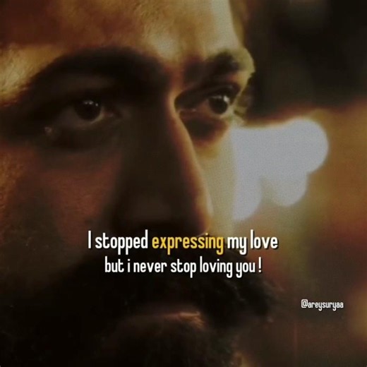 I stopped expressing my love but I never stop loving you! ♥️