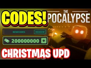 *NEW* ALL CHRISTMAS UPDATE CODES FOR THE APOCALYPSE IN 2025! ROBLOX THE APOCALYPSE CODES