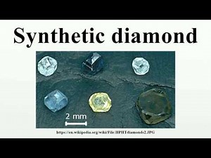 Synthetic diamond