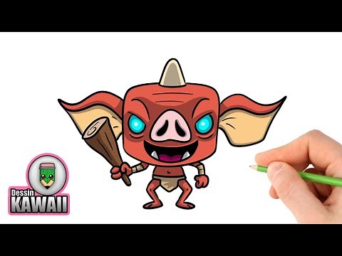 Comment dessiner un Bokoblin de Zelda Breath of the Wild