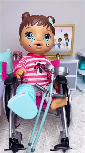 Baby Alive Doll Broken Leg Part 1