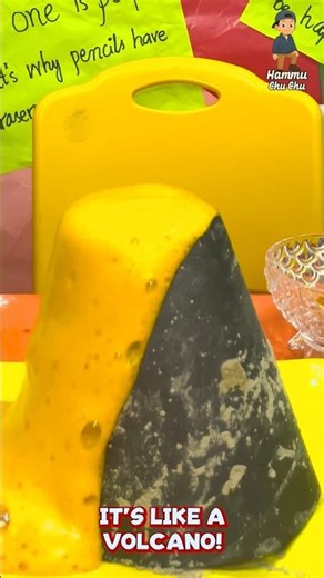 SCIENCE EXPERIMENT VOLCANO ERUPTION ALERT! #scienceforkids #scienceproject #hamdan @HammuChuChu