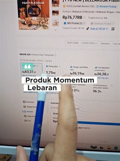 coba gratis kalodata 7 hari, atau langganan sekarang bisa dapat diskon 30% sebekum tgl 13 maret 2026 #kalodata #momenlebaran #kalodataindo #produktrending #emakkonten