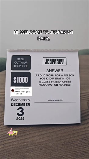 Replying to @ohitsjustjayden a longer one today! #jeopardydaily #jeopardy @Jeopardy! #jeopardytoc #fyp