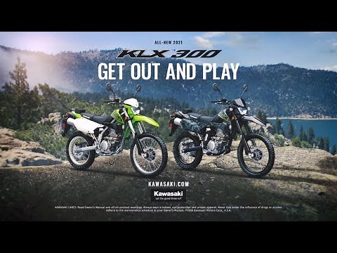 All-New 2021 KLX300 Dual-Sport Motorcycle Product Walk Around
