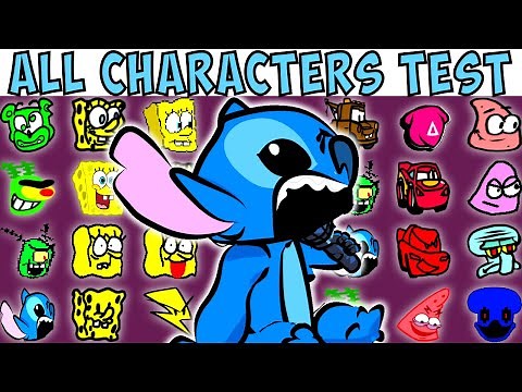 ALL CHARACTERS TEST | FNF Character Test | Gameplay VS Playground