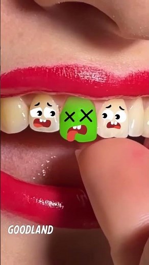 Goodland | Green tooth 😂 #cartoon #doodles #animation #funny