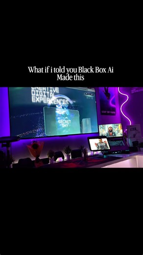 Black box Ai build this in 10 minutes #tech #creativewebsite #holoviews