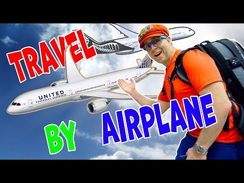 Travel by Airplane with Matty Crayon | Airplanes for kids | Planes for kids