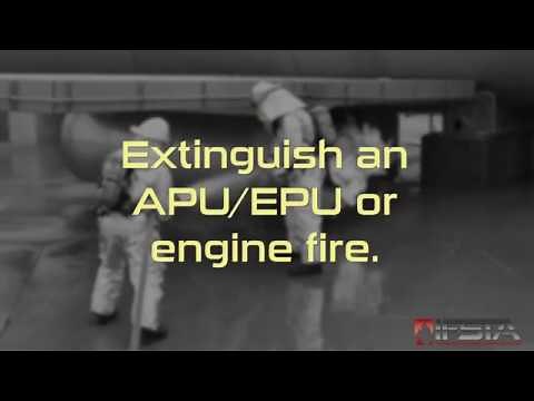 Aircraft Rescue Fire Fighting - Extinguish an APU/EPU or Engine Fire