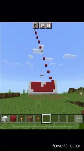 Making a YouTube logo in Minecraft (Minecraftta YouTube logosu yapımı)