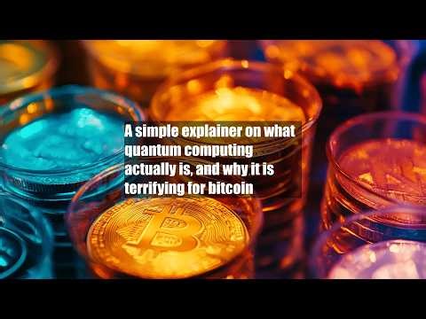 A simple explainer on what quantum computing actually is, and why it is terrifying for bitcoin