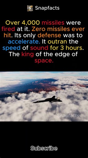 Why No Missile Could Hit the SR-71 ✈️ #shorts