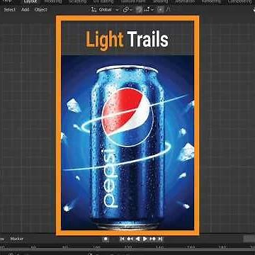 How to Create Light Trails in Blender- Tutorial #shorts #youtubeshorts #shortvideo #blender
