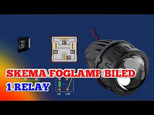 How to Install Biled Foglamp Spotlight Relay 1 Relay